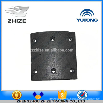 China supplier bus spare part 3502-00290 Rear brake friction lining for Yutong